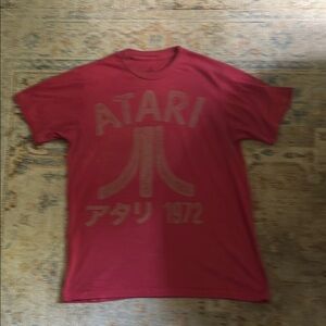Classic Red Atari Graphic T-Shirt